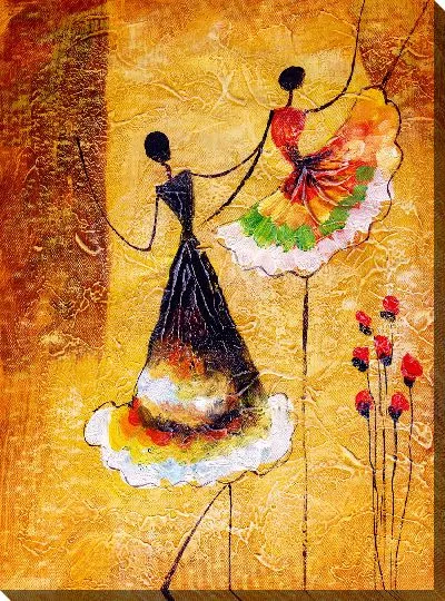 Картина маслом Арт танец №5