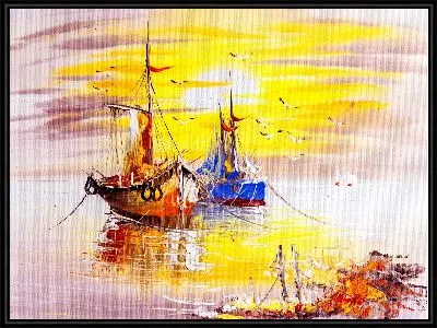 Картина Лодки №41