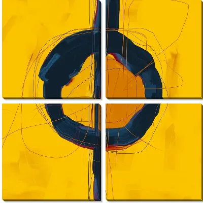 Модульная картина Арт композиция №45