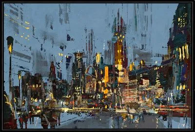 Картина Огни города