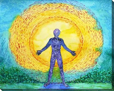 Картина маслом Сзади солнце