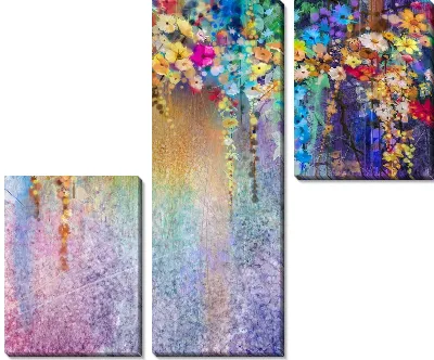 Модульная картина Цветы №100