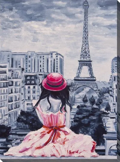 Картина маслом Контрастный Париж