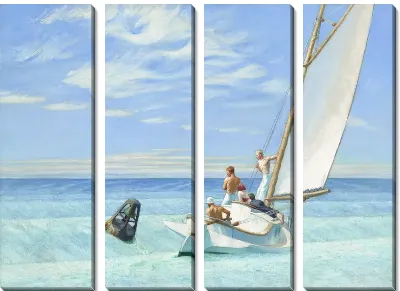 Модульная картина Парусник №134