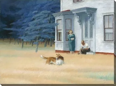 Картина маслом Игра с собакой