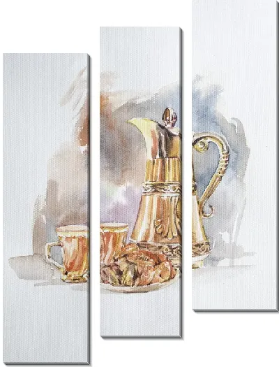 Модульная картина Пора пить чай