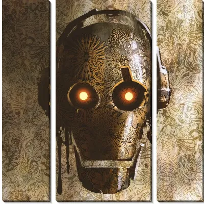 Модульная картина Робот №2