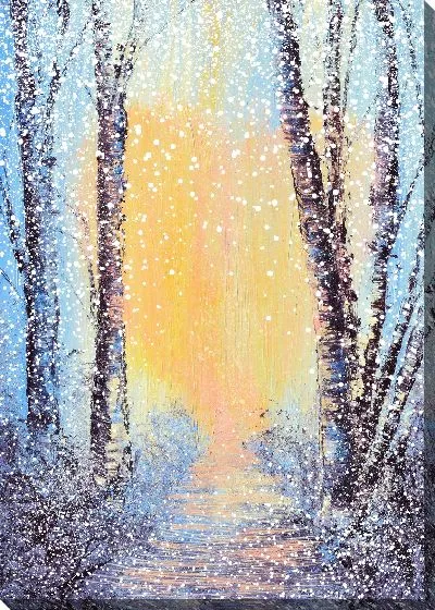 Постер Снежная тропа