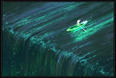 Картина Вершина водопада