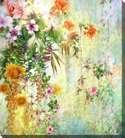 Картина маслом Цветы №103