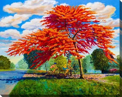 Прогулка на велосипедах