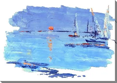 Картина маслом Корабли №5