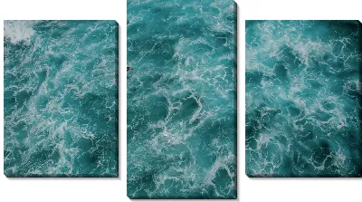 Модульная картина Человек в океане