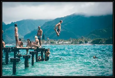 Картина Прыжок в воду №2