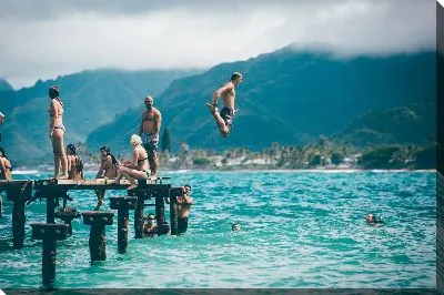 Постер Прыжок в воду №2