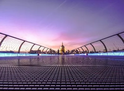 Плакат Современный мост №2