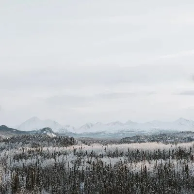 Плакат Снежная долина
