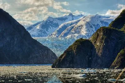 Плакат Льдины на воде
