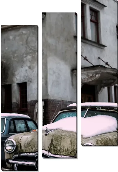 Модульная картина Ретро автомобиль №46