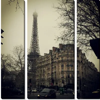 Модульная картина Телебашня