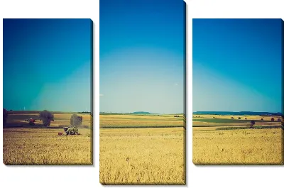 Трактор в поле №2