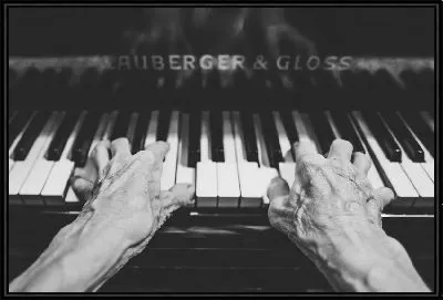 Картина Игра на фортепиано