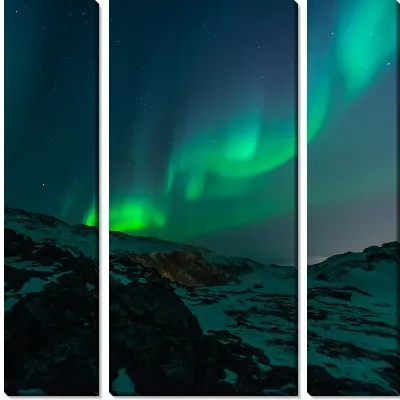 Модульная картина Северное сияние №2