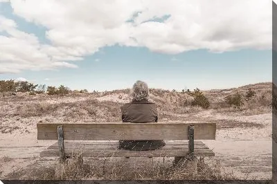 Постер На скамейке