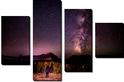 Модульная картина Сила звезд