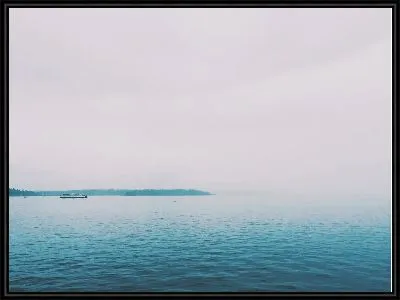 Картина Одинокий корабль