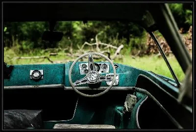 Руль ретро автомобиля №2