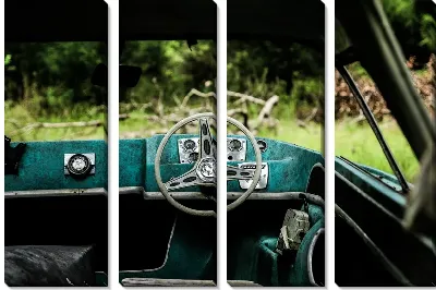 Руль ретро автомобиля №2