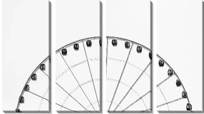 Модульная картина Колесо обозрения №5