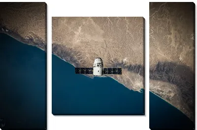 Модульная картина Космическая техника