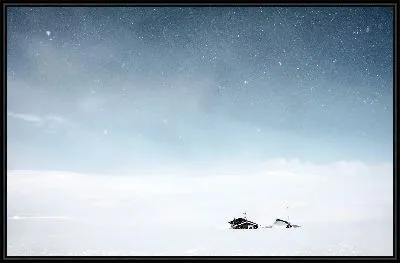 Картина Дом в снегу