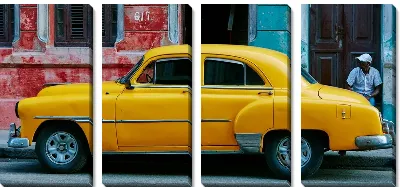 Модульная картина Ретро автомобиль №49