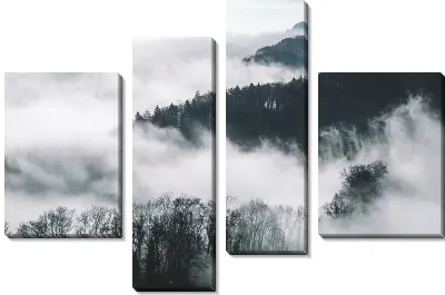 Туман над лесом №2