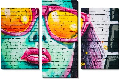 Граффити девушка