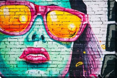 Граффити девушка