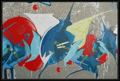 Граффити рыбы