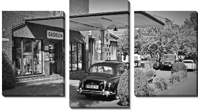 Модульная картина Заправка №3