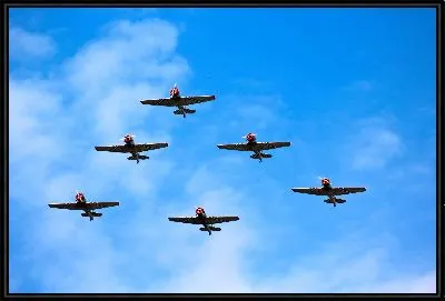 Картина Полет самолетов