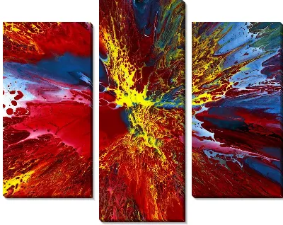 Модульная картина Яркие краски