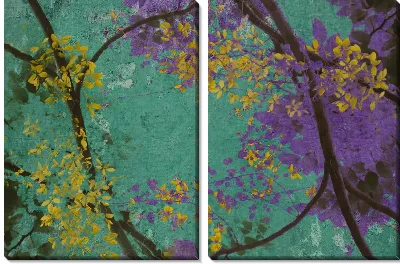 Модульная картина Ветви