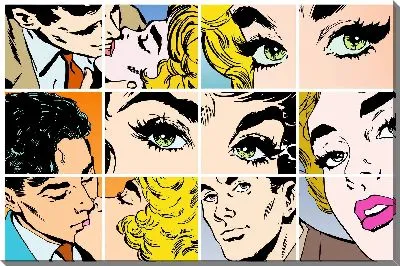 Поп арт люди