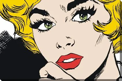 Картина маслом Задумчивая девушка 