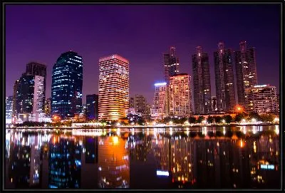 Картина Огни ночного города №2
