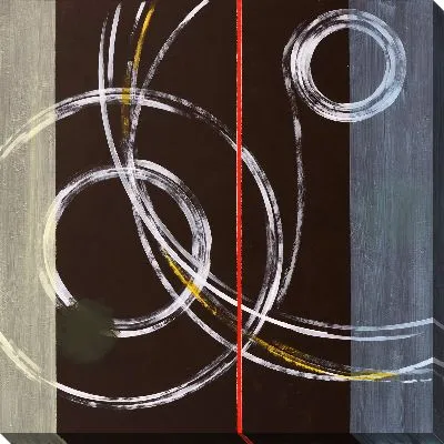 Картина маслом Геометрия линий