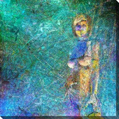 Картина маслом Арт обнаженная девушка