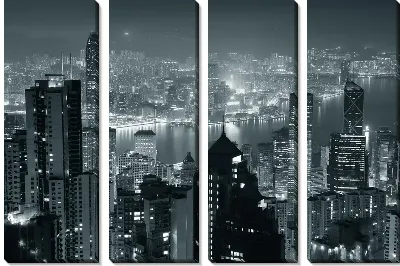 Модульная картина Ночной город №8